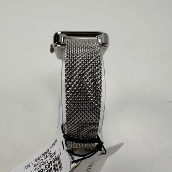 NWT Fossil BQ3970 Women's Colleen Three-Hand Silver Stainless Steel Mesh Watch - Picture 6 of 8